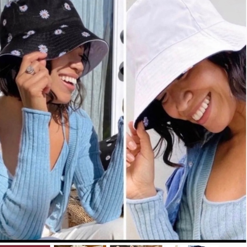 Alice + Olivia Reversible Bucket Hat NEW